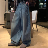 レザーポケットデニムパンツCB1077