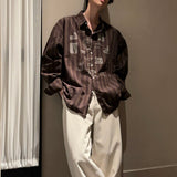 プリントストライプシャツ(2COLOR)CT1156