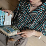 ストライプキューバシャツCT1126