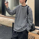 ラウンドネックボーダーカットソー(2COLOR)CT1091