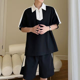 ハーフジップモノトーンセットアップ(2COLOR)CS1012