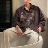 プリントストライプシャツ(2COLOR)CT1156