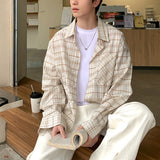 スプリングカラーチェックシャツ(2COLOR)CT1117