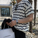 ウェーブボーダーニット(2COLOR)CT1067