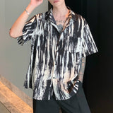 チャコールペインティングシャツ(2COLOR)CT1128