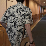 ボタニカルフラワーシャツCT1127