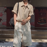 ストライプユニフォームシャツ(2COLOR)CT1131