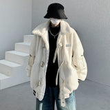 フロントバックルボアコート(2COLOR)CJ1025