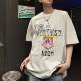 グラフィック刺繍Tシャツ(2COLOR)CT1119