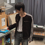 ダブルラインノーカラージャケットCJ1084