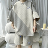 ワッフル地風リラクシーセットアップ(3COLOR)CS1013