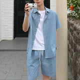 ハーフシャツセットアップ(2COLOR)CS1035