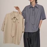 ストライプユニフォームシャツ(2COLOR)CT1131