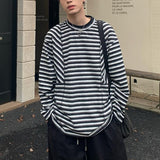 ラウンドネックボーダーカットソー(2COLOR)CT1091