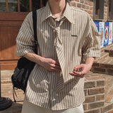 ストライプユニフォームシャツ(2COLOR)CT1131