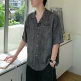 シアーペイントラペルシャツ(2COLOR)CT1146