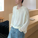 レースアップダメージニット(4COLOR)CT1155