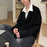 フェイクシャツスウェットトレーナー(2COLOR)CT1110