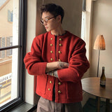 ゴールドボタンノーカラージャケット(3COLOR)CJ1051