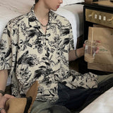 ボタニカルフラワーシャツCT1127