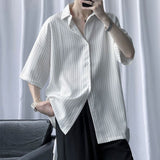 半袖ストライプシャツ(2COLOR)CT1043