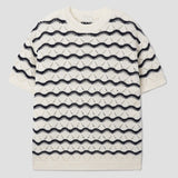 ウェーブボーダーニット(2COLOR)CT1067