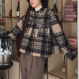 チェックウールジャケットCJ1062