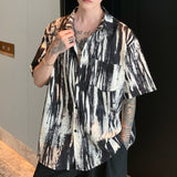 チャコールペインティングシャツ(2COLOR)CT1128