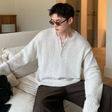 ヘンリーカラーメッシュニット(3COLOR)CT1186