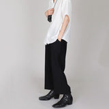 ワイドレッグプリーツパンツ(2COLOR)CB1037