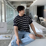 ウェーブボーダーニット(2COLOR)CT1067