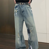 ペインティングデニムパンツCB1059