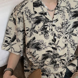 ボタニカルフラワーシャツCT1127