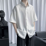 半袖ストライプシャツ(2COLOR)CT1043