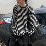 ラウンドネックボーダーカットソー(2COLOR)CT1091