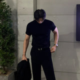 ボトルネック半袖ニット(2COLOR)CT1073