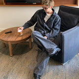 スノーフレークデニムセットアップ(2COLOR)CS1044