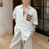 ニットポケットストライプシャツ(2COLOR)CT1171