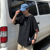 タグデザインベーシックTシャツ(4COLOR)CT1042