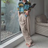 リネンストレートパンツCB1061