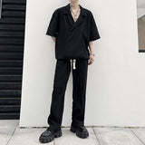 襟付きジャケット風セットアップ(3COLOR)CT1009