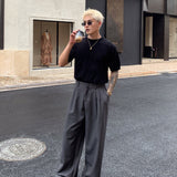 シンプルハーフスリーブニット(3COLOR)CT1160