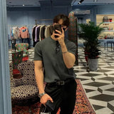 ベーシック半袖リブニット(4COLOR)CT1080