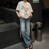 グラフィック刺繍Tシャツ(2COLOR)CT1119