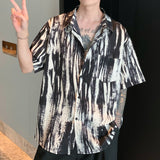 チャコールペインティングシャツ(2COLOR)CT1128