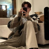 ウァームチェックニットCT1200