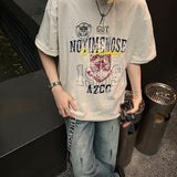 グラフィック刺繍Tシャツ(2COLOR)CT1119