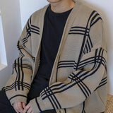 チェックルーズカーディガン(2COLOR)CT1180