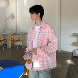 スプリングカラーチェックシャツ(2COLOR)CT1117