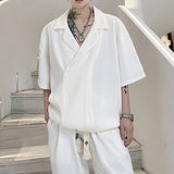 襟付きジャケット風セットアップ(3COLOR)CT1009